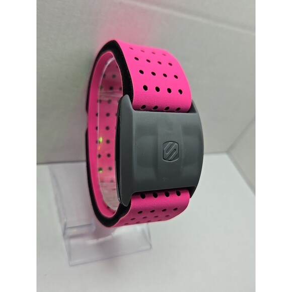 Scosche Rhythm+ Plus Armband Heart Rate Monitor Bluetooth ANT+ Calories Pink - Picture 8 of 13